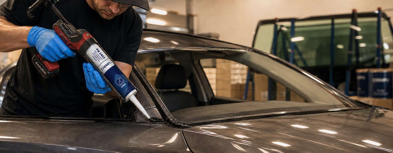 Auto glass adhesive supplier China - CHEMPU banner
