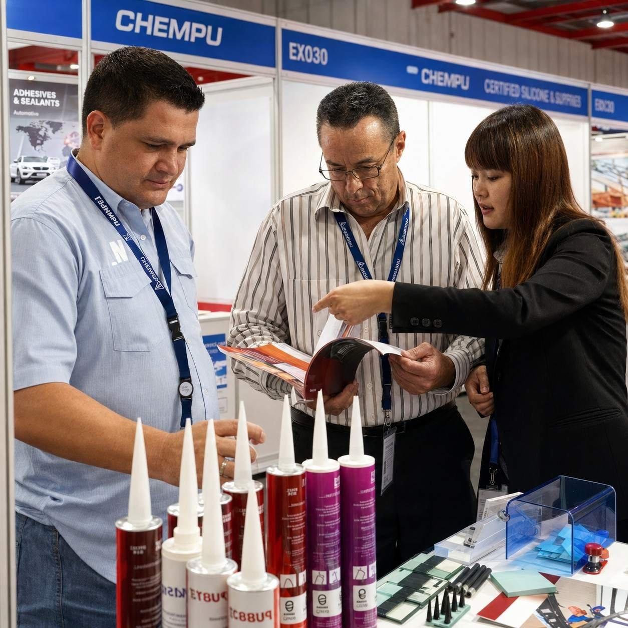 CHEMPU exhibition visitors