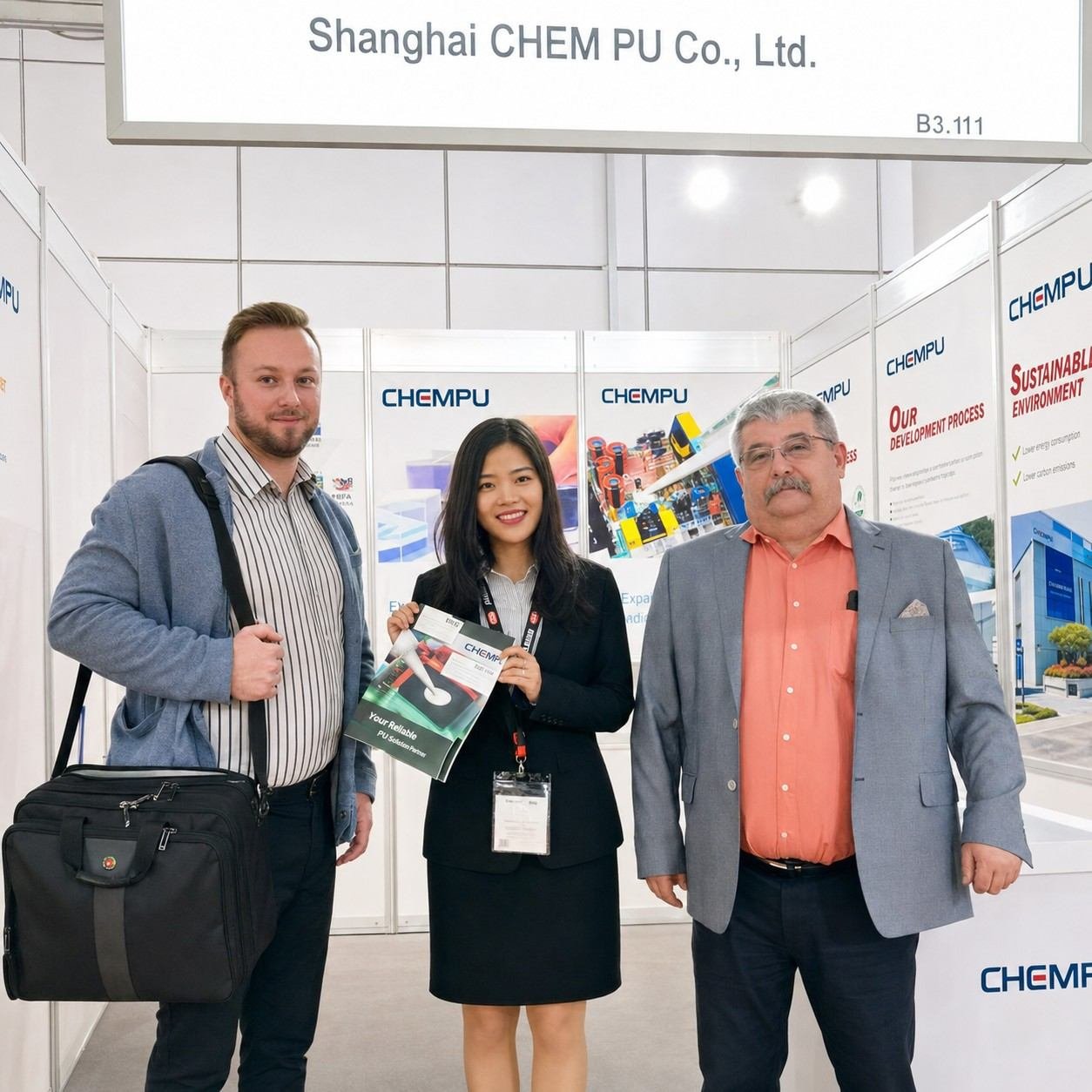 CHEMPU product presentation trade show