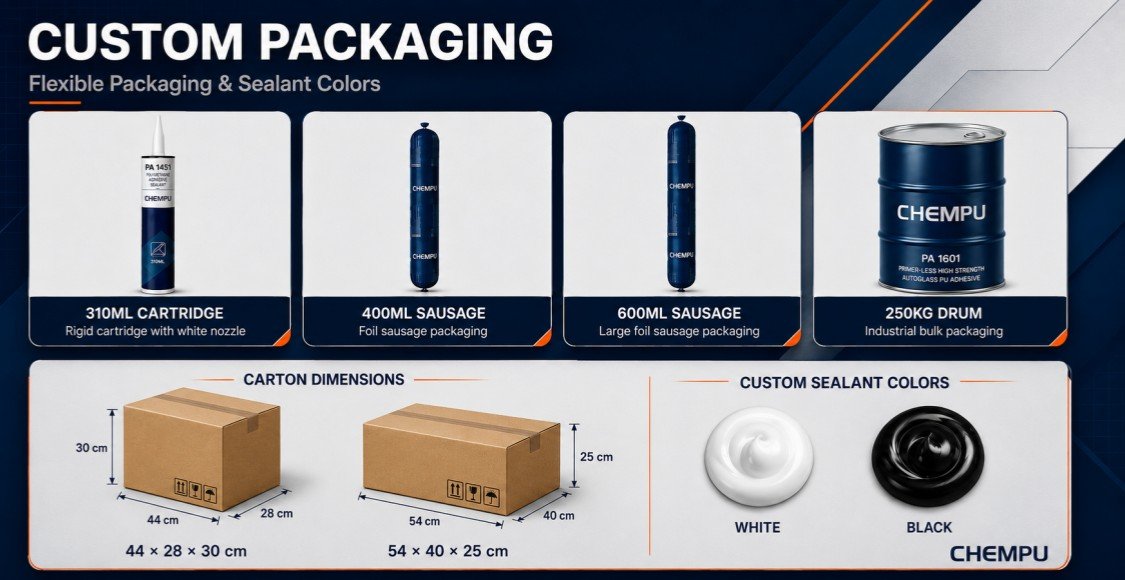 Customized formulas, labels and branded cartons