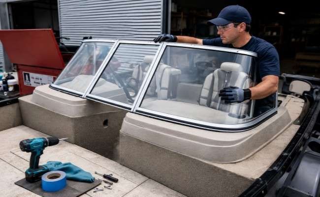 specialty vehicle marine boat glass adhesive wide temperature