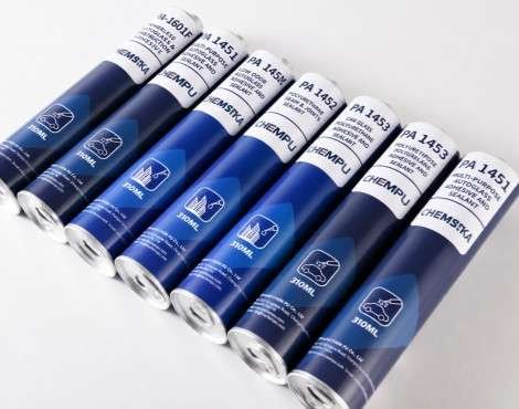 Flat layout of automotive glass adhesive