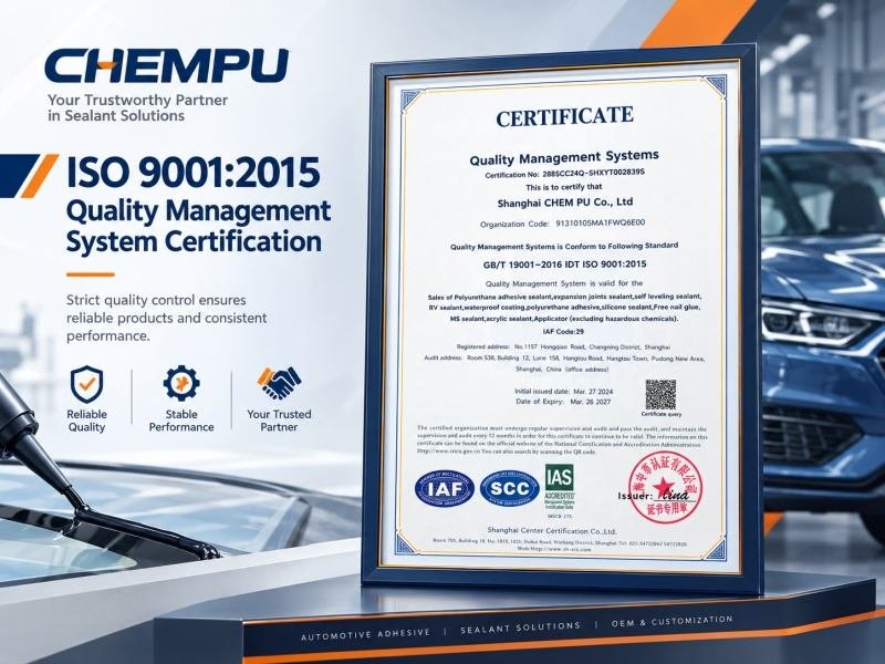 CHEMPU ISO 9001 and ISO 14001 Quality Certificates