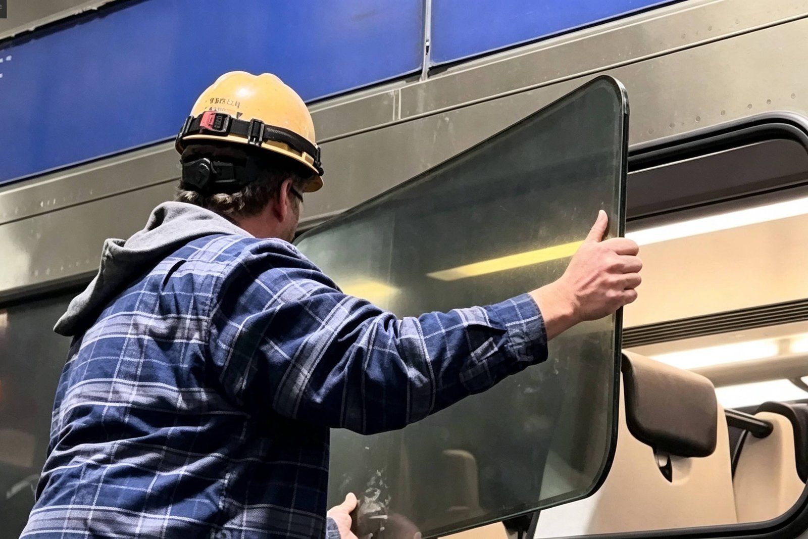 PA-145N metro train rail transit enclosed window sealing
