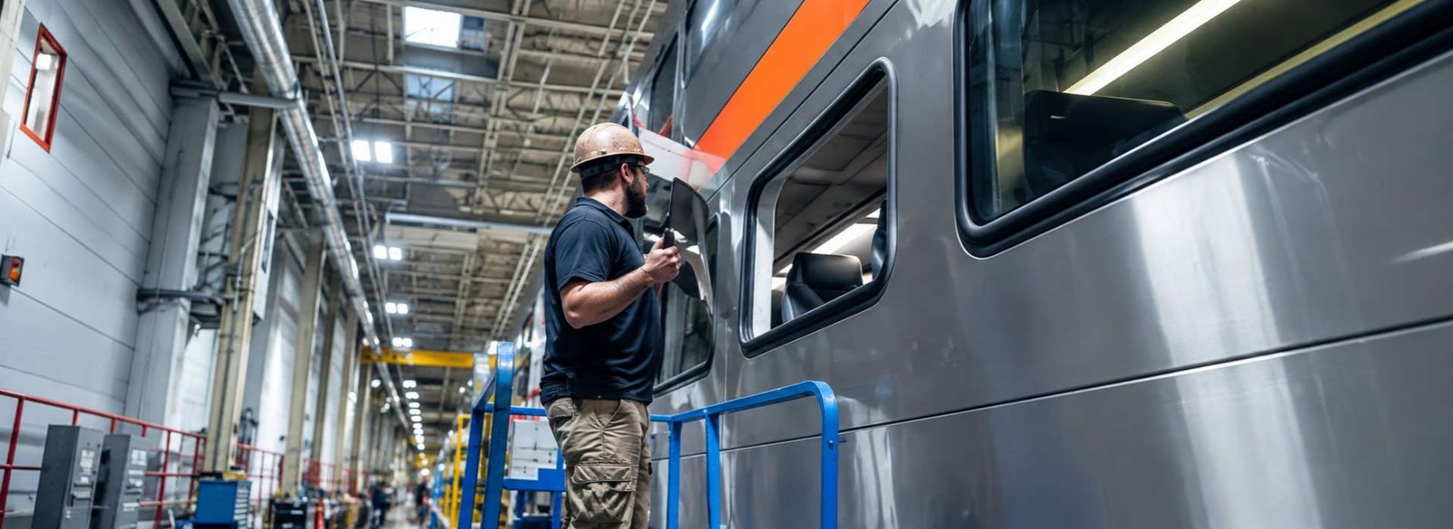 PA-145N commercial coach bus side and front glass bonding