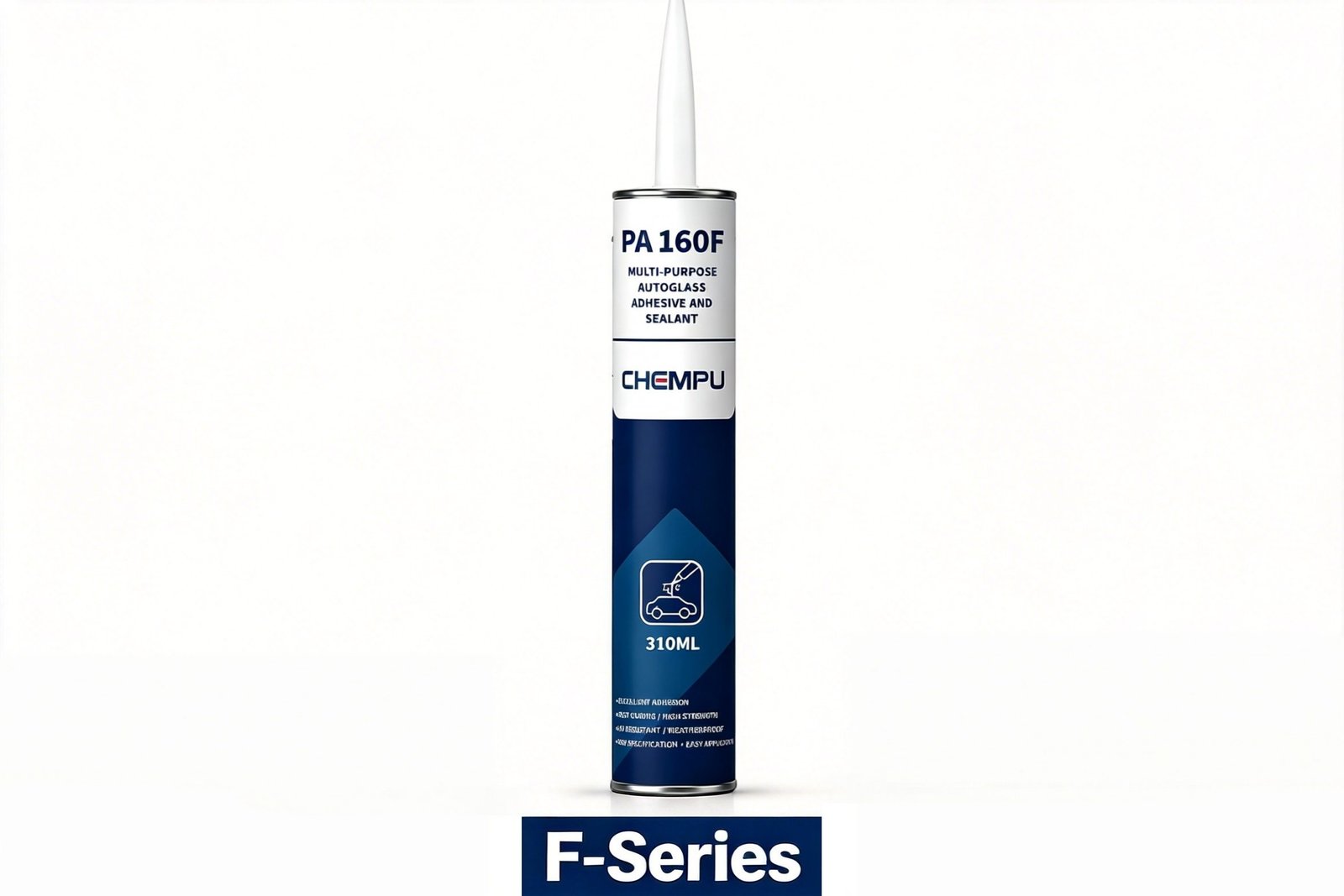 PA-160F F-series polyurethane windshield adhesive cartridge