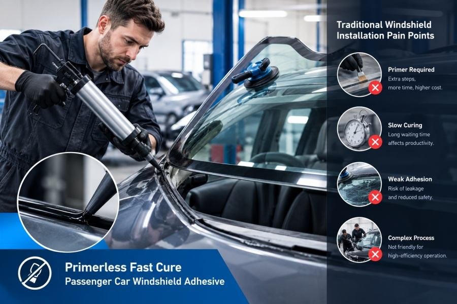 PA-1601F 1-hour fast cure windshield adhesive